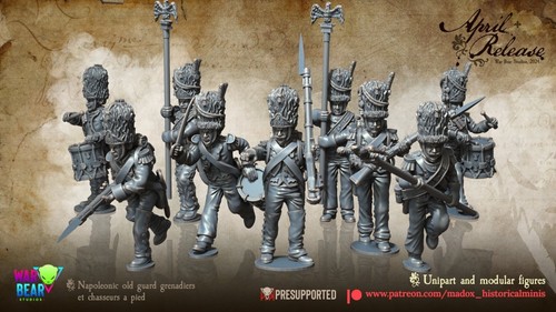 Napoleonic french old guard - -,