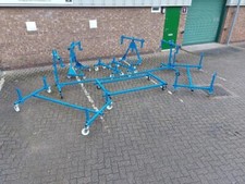 Car body rollover jigs spits