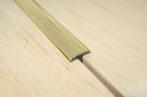 Gold fascia strip - gold, "tee