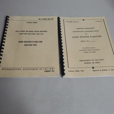 1972 TM 11-5820-358-34P RADIO RECEIVER R-390A/URR Parts Tools List Manuals Army