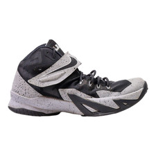 NIKE LeBron Zoom Soldier 8 High Top Trainers Grey 688579-001 Mens UK 8.5