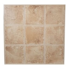 Vinyl floor tiles stone effect