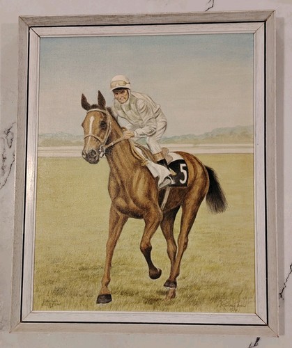 Vintage oil painting - painting, of