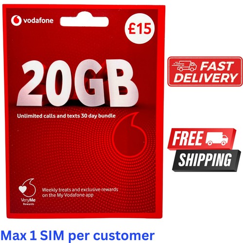Vodafone pay you go sim - vodafone,
