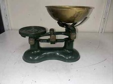 Vintage Black Cast Iron Boots Nottingham Kitchen Balanced Scales Brass Pans Home