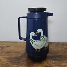 Geese Blue Thermo Jug Flask Vintage VGC Picnics Travel Camping