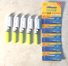 LED Sea Fishing Rod Tips x 5 Light Glow Stick Bite Indicator includes batteries
