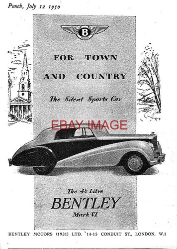Advert bentley 4 5l - advert, 4.5l