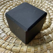 Shungite Unpolished Cube 10cm,Protection Against EMF's - Naturesupplies