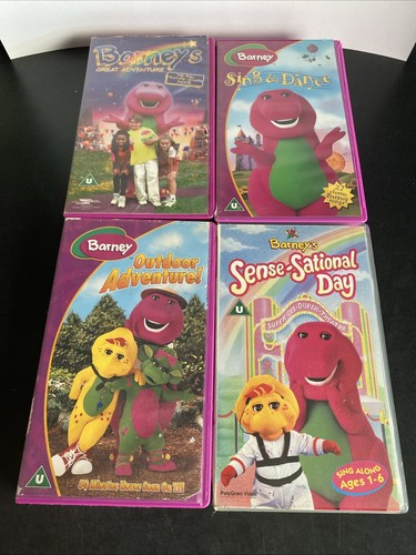 Barney the dinosaur vhs - x,