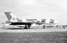 50 Sqn, Avro Vulcan K.2, XJ825 at Upper Heyford, Aug 1982 - Original B&W neg