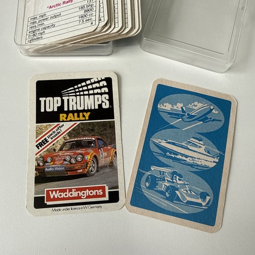 Vintage waddingtons top trumps - vintage,
