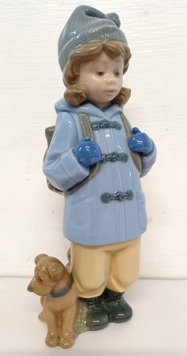 Lladro nao travelling girl - nao,