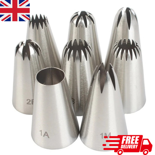 8pcs piping nozzles set - piping,