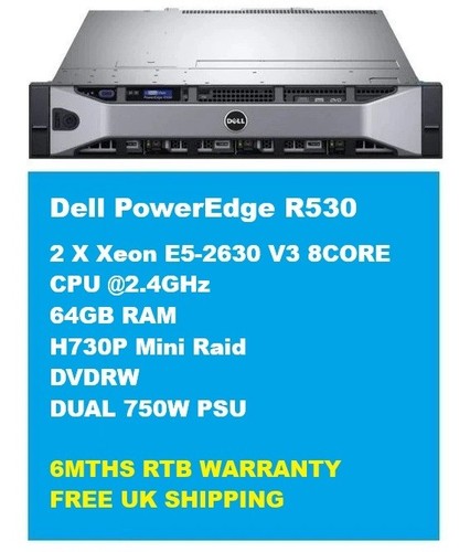 Dell edge r530 server x - r530,