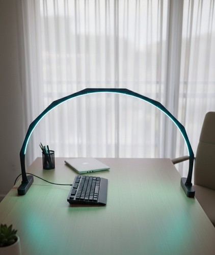 Arch desk lamp mount for - lamp,