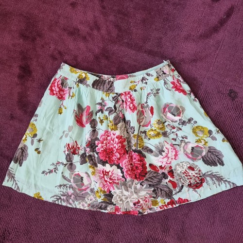 Joules mint green skirt floral