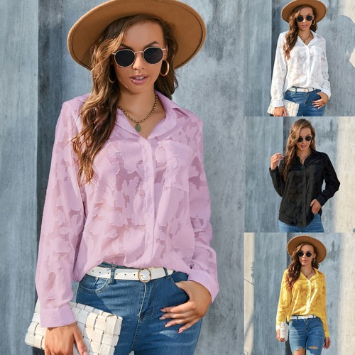 Ladies floral jacquard chiffon - ladies,