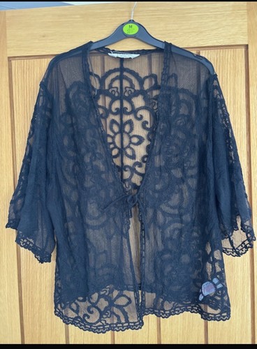 Primark black lace kaftan - primark,