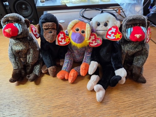 Beanie babies monkeys - -,