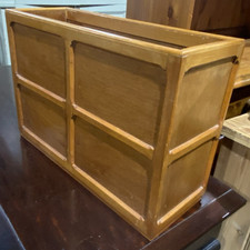 Vintage Mid Century Nathan Teak Magazine Rack