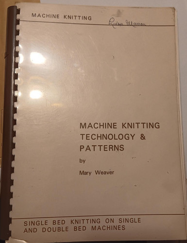 Machine knitting books - knitting,