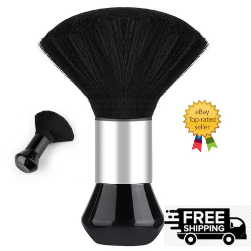 Black barber neck - barber, brush