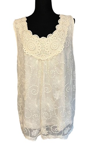 Boho embroidered crochet lace - boho,