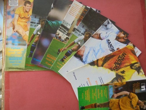 1988 wolves home programmes - home,