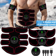 EMS Exerciser Trainer Abdominal Muscle Toning Trainer ABS Stimulator Belt