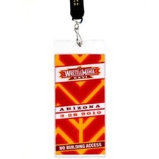 WWE WWF Wrestlemania 26 Lanyard/Ticket Holder New WM26