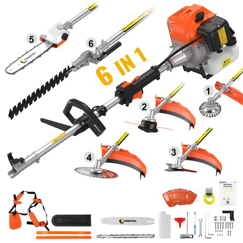 Petrol garden multi tool 52cc - petrol,