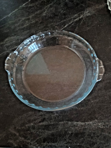 Pyrex clear pie - pyrex, dish