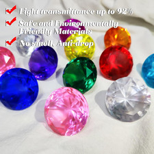 40Mm Gemstones for Kids, 10Pcs