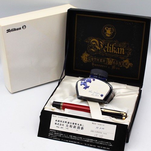 Mint pelikan fountain - fountain, pen