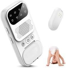 Bedwetting Alarm, Wireless Bed Wetting Sensor with Night Light, Sounds and Vibra