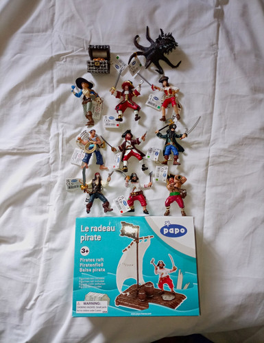 Papo pirate figures set - pirate,