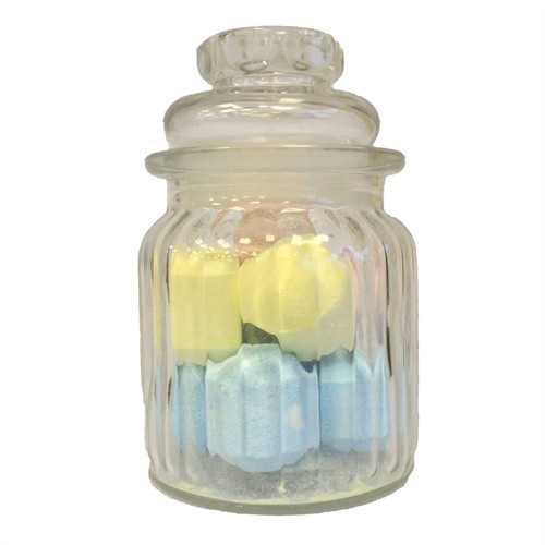 Glass candy jar with lid - jar,