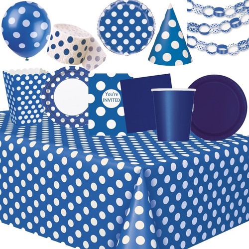 Royal blue party decorations - party,