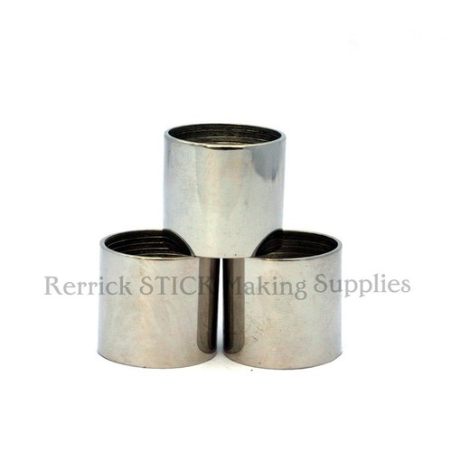 Plain nickle silver collars - 3,