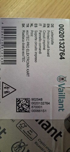New vaillant eco tech - tech, printed