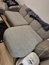 Grey Fabric Sofa Suite 2-Piece