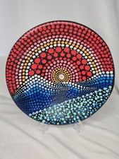 Hand Painted Dot Mandala Art