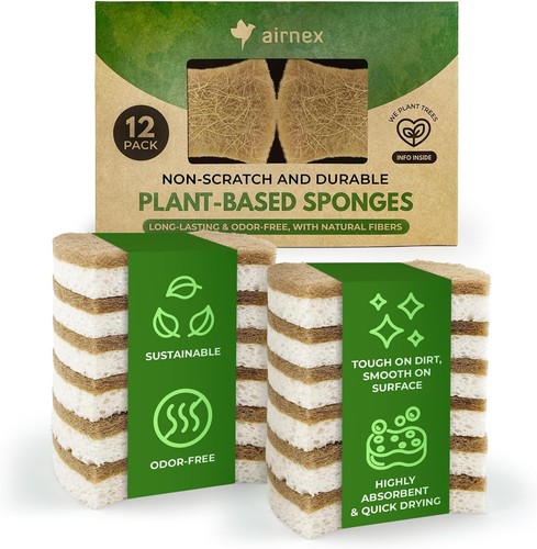 Natural kitchen spons - kitchen, (12
