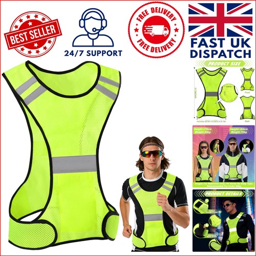 Reflective vis safety vest - reflective,