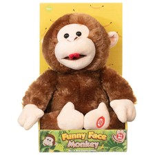Funny Face Monkey Plush Toy