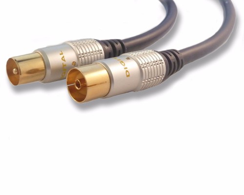 Premium gold tv aerial - premium, 1m