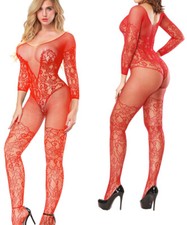 Santa Fishnet Crotchless