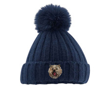 CAIRN TERRIER POM POM BEANIE