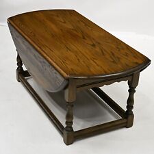 Old Charm Oak Drop Leaf Long